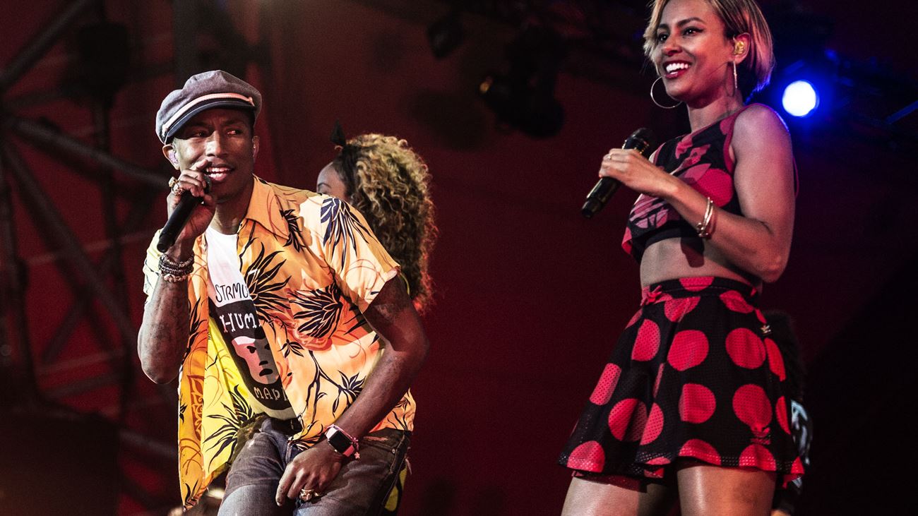 Pharrell Williams: Roskilde Festival, Orange Scene