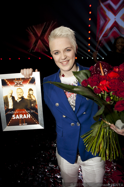 Sarah vandt X Factor