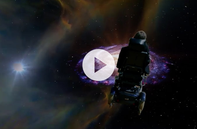 Hør Stephen Hawking synge Monty Pythons Galaxy Song