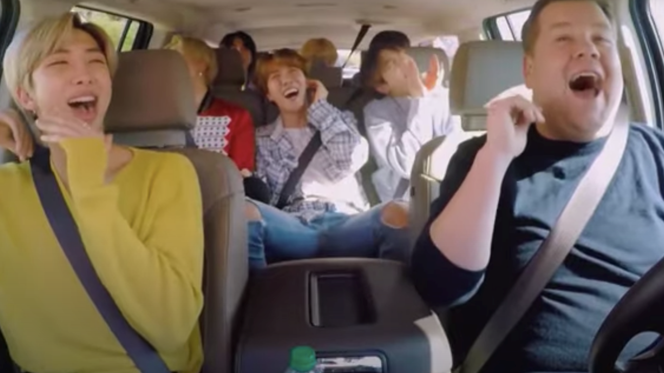James Corden takker BTS for at støtte Black Lives Matter – ved at vise Carpool Karaoke-klip