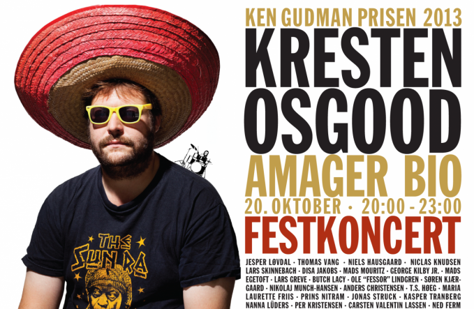 Ken Gudman Prisen 2013, Amager Bio, København - Kresten Osgood m.fl. 